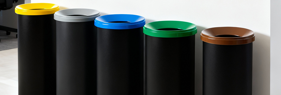 Papeleras: soluciones funcionales y de diseño para oficinas, espacios urbanos y hogar